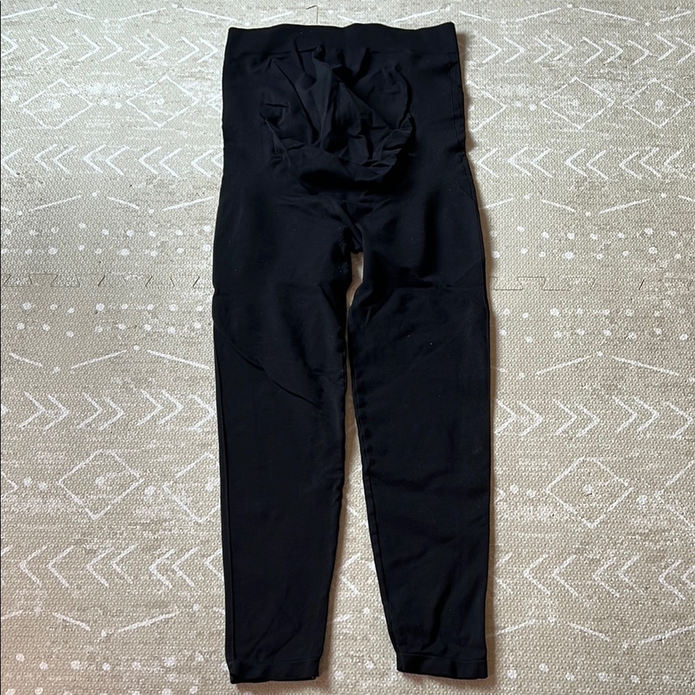 Maternity Black High-Waisted Leggings
